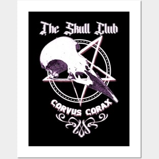 The Skull CLub - Corvus corax Posters and Art